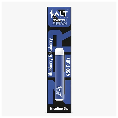 CBD e-cigarette: Blueberry & Raspberry disposable vape pen - SALT SWITCH ZERO