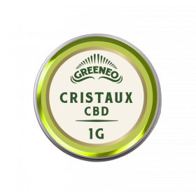 CBD-Produkt: CBD-Kristalle 1 g (99 % CBD) – GREENEO