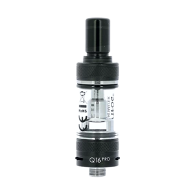 Cigarrillo electrónico CBD: Q16 Pro Clearomizer (negro) - JUSTFOG