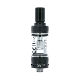 CBD e-cigarette: Q16 Pro Clearomizer (black) - JUSTFOG