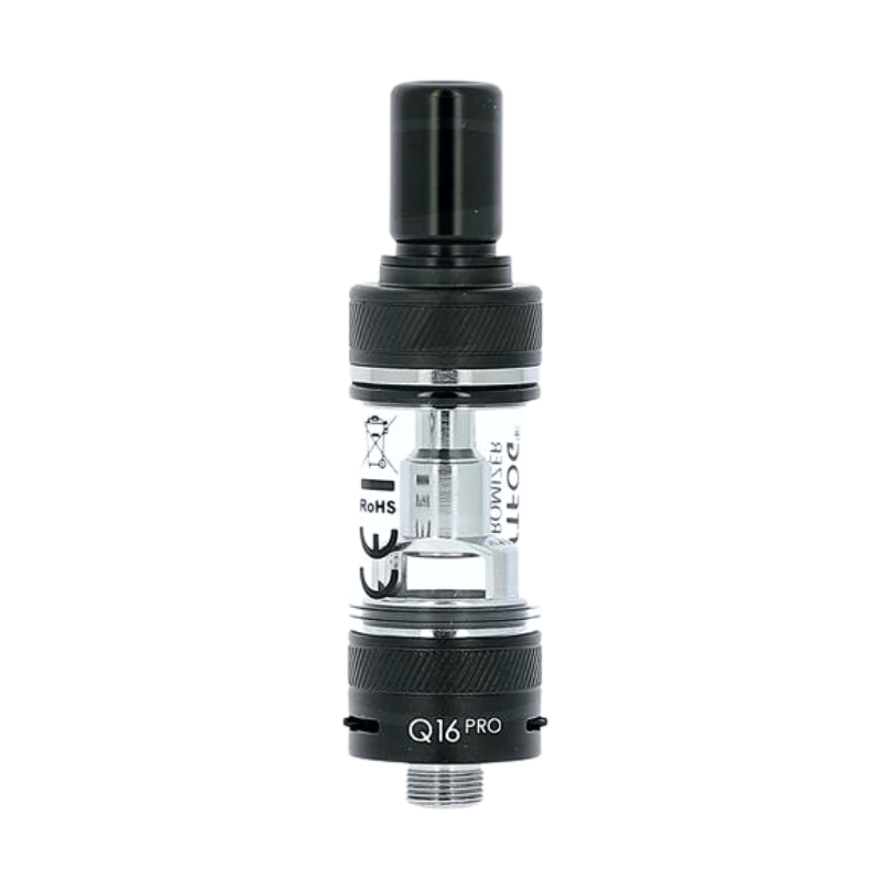 Cigarrillo electrónico CBD: Q16 Pro Clearomizer (negro) - JUSTFOG