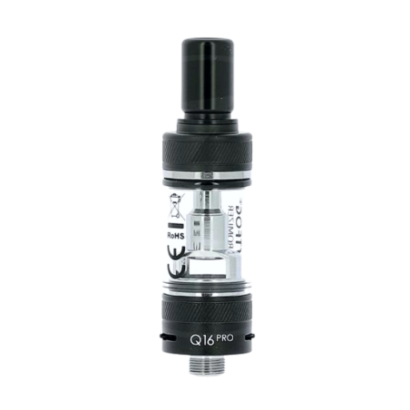 Cigarrillo electrónico CBD: Q16 Pro Clearomizer (negro) - JUSTFOG