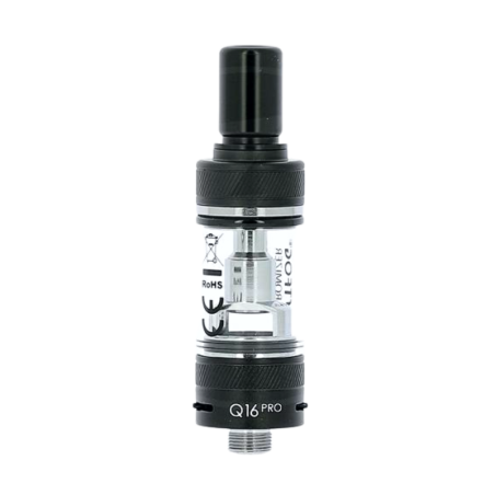 CBD-E-Zigarette: Q16 Pro Clearomizer (schwarz) – JUSTFOG