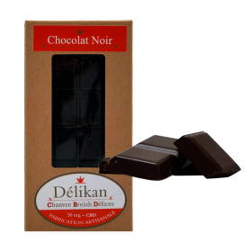 Chocolate negro con CBD orgánico (250 mg) - DELIKAN