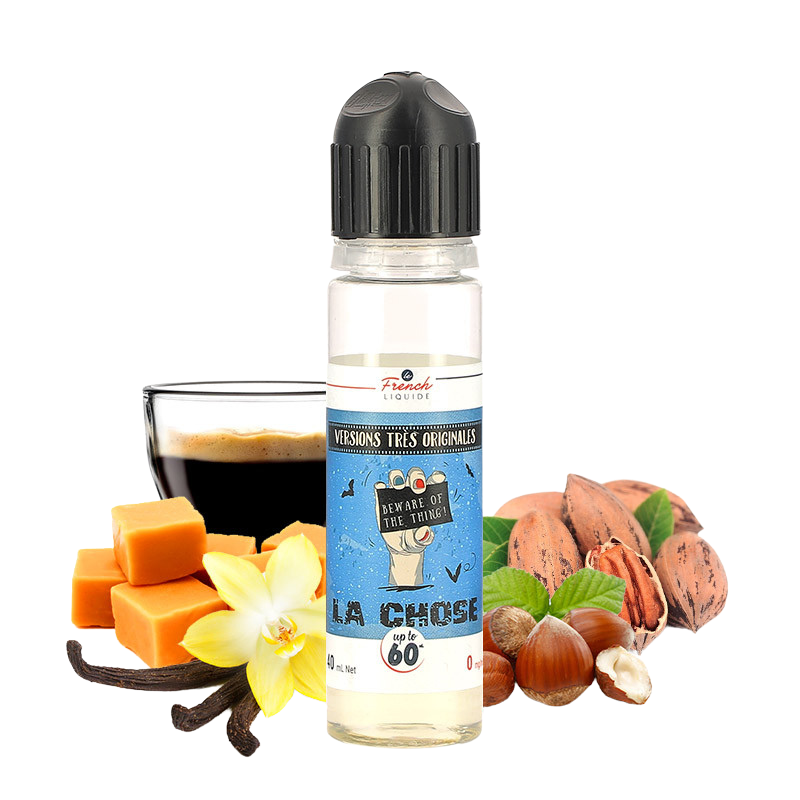 E-liquide CBD : E-liquide La Chose (caramel noisette - 50ml) - LE FRENCH LIQUIDE