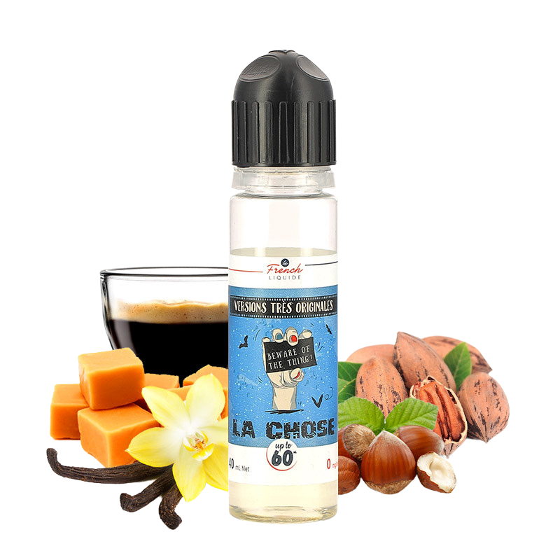 E-líquido CBD: E-líquido La Chose (caramelo de avellana - 50ml) - LE FRENCH LIQUIDE