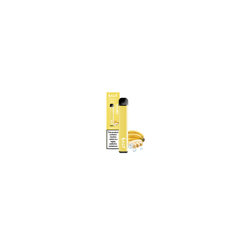 CBD-E-Zigarette: SALT SWITCH – Einweg-Vape-Pen (Iced Banana)