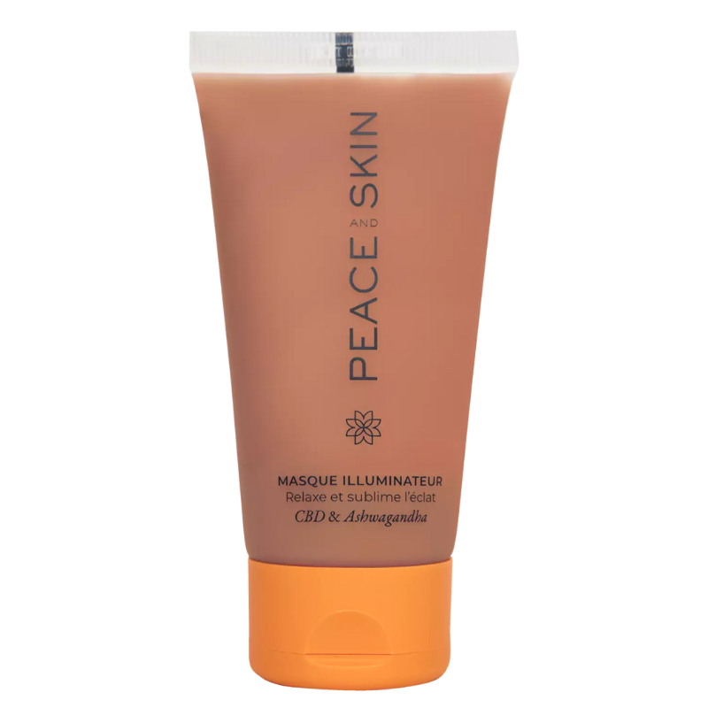 Produit CBD : Masque illuminateur CBD & Ashwagandha - PEACE AND SKIN Produit CBD : Masque illuminateur CBD & Ashwagandha - PEACE AND SKIN