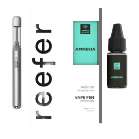 Sigaretta elettronica CBD: VapePen Reefer Pack + e-liquid Amnesia CBD - MARIE JEANNE