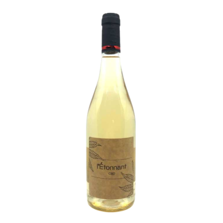 White wine with CBD 75cl - L'Étonnant (6.5 euros shipping costs)