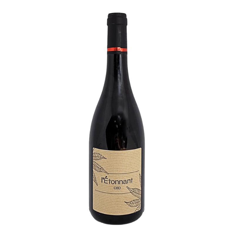 Lo stupefacente - Vino Rosso CBD 75cl (6,5 euro spese di spedizione)