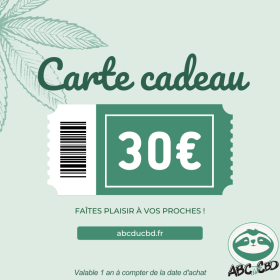 Tarjeta regalo de 30€ - ABC du CBD