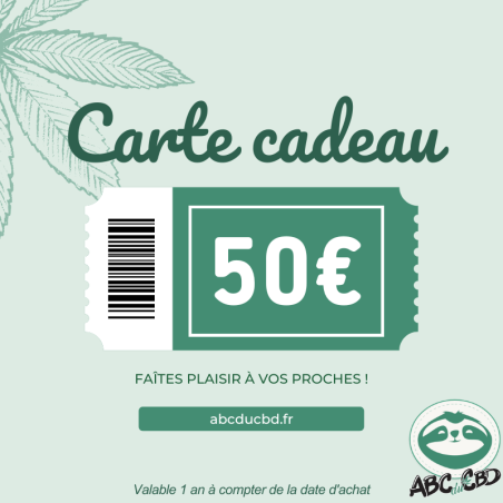 €50 gift card - ABC du CBD
