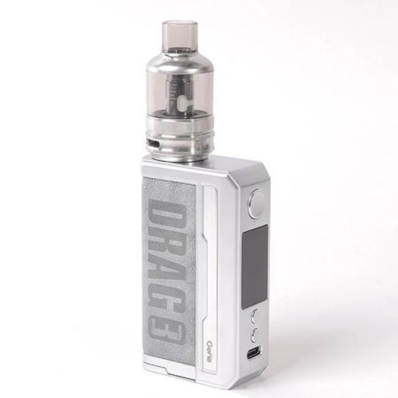 CBD e-cigarette: Drag 3 e-cigarette (white) - VOOPOO