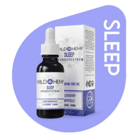 Aceite de CBD barato: Aceite de CBD SLEEP (500 mg) - WILD HEMP