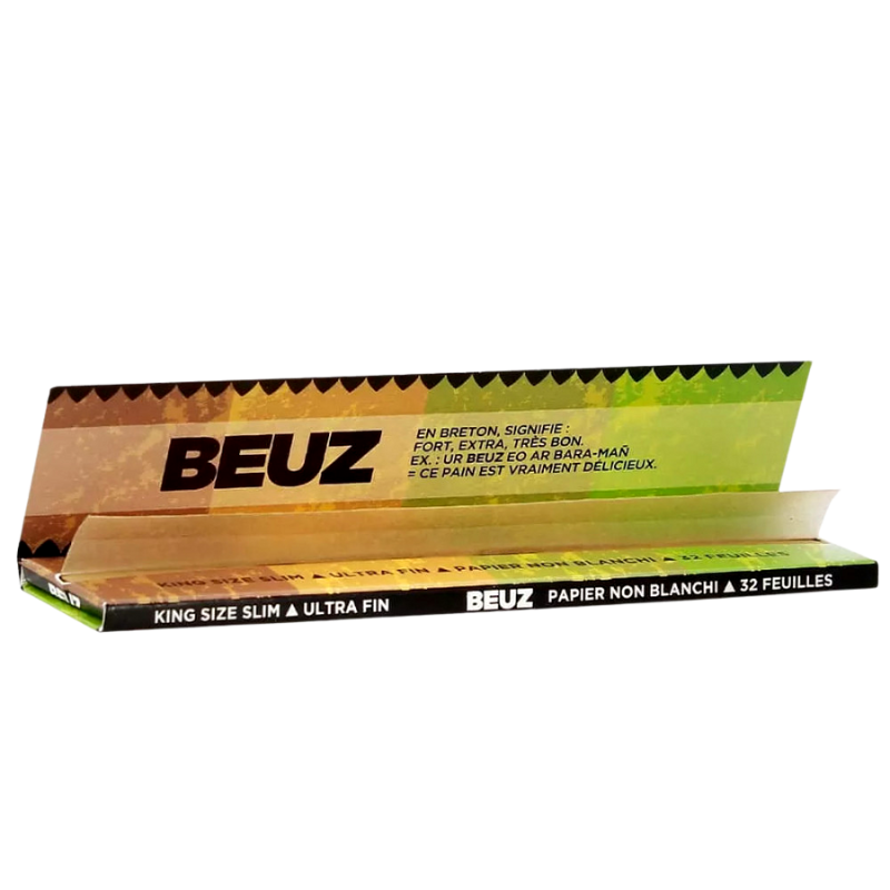 CBD product: Unbleached slim rolling papers - BEUZ