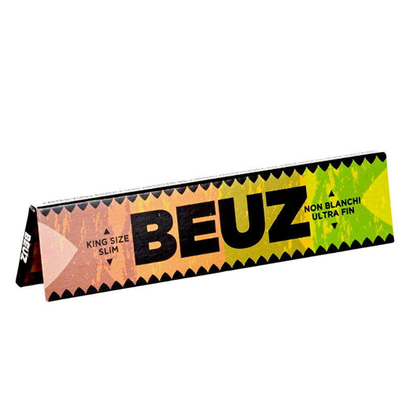 Feuille a rouler Beuz Brown Slim avec Tips en carton