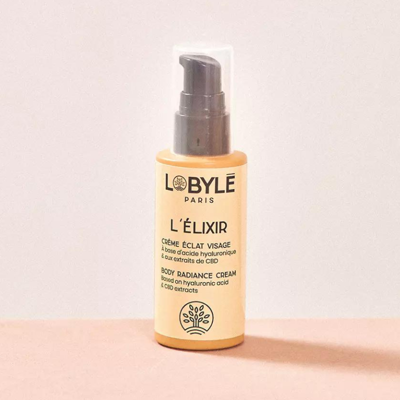 CBD product: CBD L'Élixir facial radiance cream - LOBYLÉ