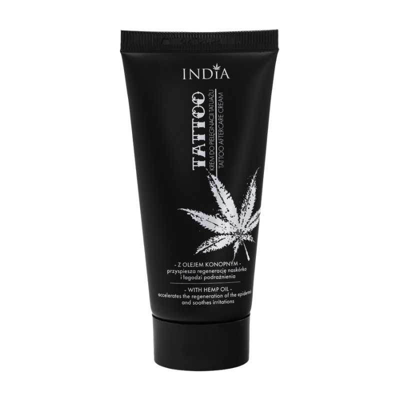 Producto CBD: Crema para el cuidado del tatuaje con CBD (50ml) - INDIA COSMETICS