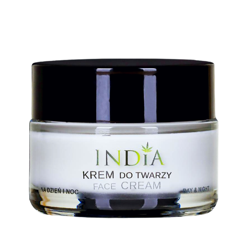 Producto CBD: Crema facial de día y noche con CBD (50ml) - INDIA COSMETICS