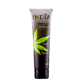 Produit CBD : Crème pour les mains au CBD (100ml) - INDIA COSMETICS