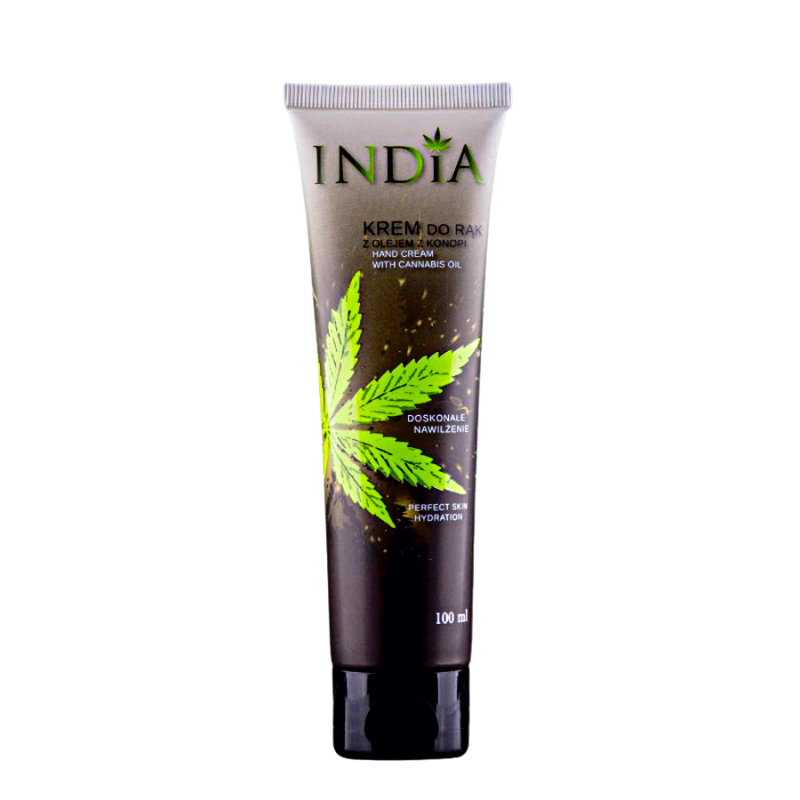 Produit CBD : Crème pour les mains au CBD (100ml) - INDIA COSMETICS