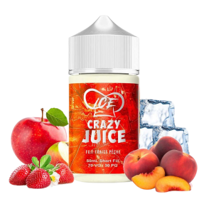 CBD e-liquid: Fuji Strawberry Peach e-liquid (50ml) - CRAZY JUICE