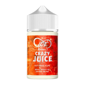 Liquido al CBD: liquido Fuji Strawberry Peach (50 ml) - CRAZY JUICE