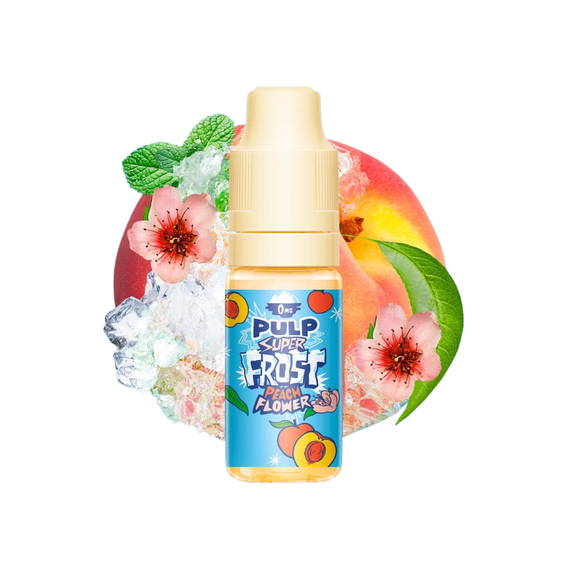 E-líquido CBD: E-líquido Super Frost Peach Flower 10ml - PULP