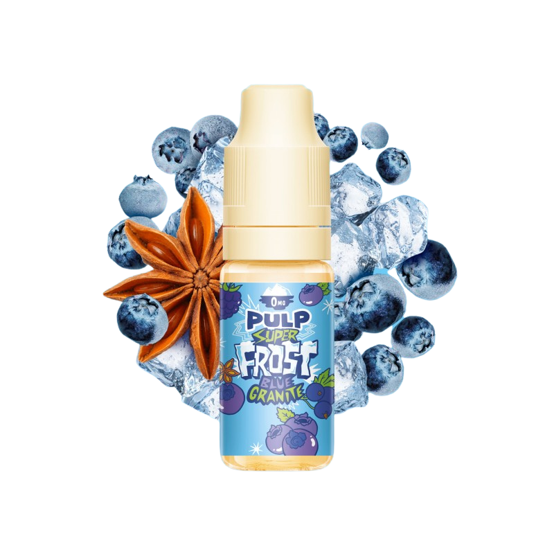 E-líquido CBD: E-líquido Super Frost Blue Granite 10ml - PULP