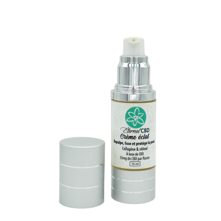 Producto CBD: Crema iluminadora de colágeno, retinol y CBD - ÉTERNEL CBD