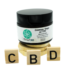 CBD product: CBD facial scrub - ÉTERNEL CBD