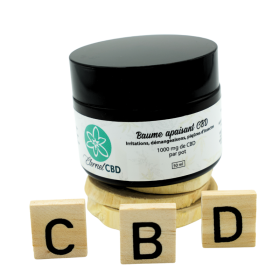 Produit CBD : Baume apaisant au CBD - ÉTERNEL CBD