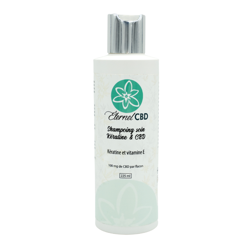 Producto CBD: Champú de tratamiento con queratina y CBD - ÉTERNEL CBD