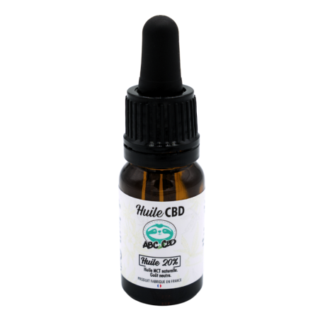 Huile CBD pas cher : Huile CBD 20% MCT BIO - ABC du CBD