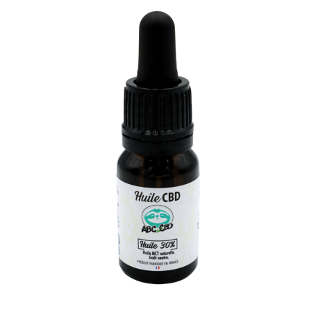 Huile CBD pas cher : Huile CBD 30% MCT BIO - ABC du CBD