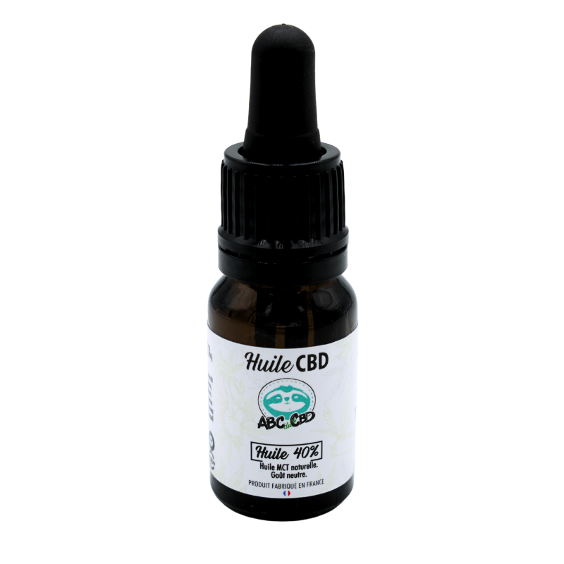 Huile CBD pas cher : Huile CBD 40% MCT BIO - ABC du CBD