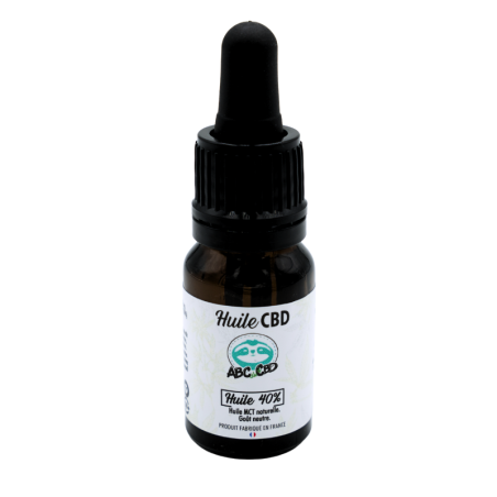 Huile CBD pas cher : Huile CBD 40% MCT BIO - ABC du CBD