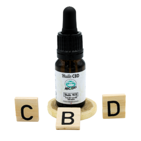 Huile CBD pas cher : Huile CBD 40% MCT BIO - ABC du CBD