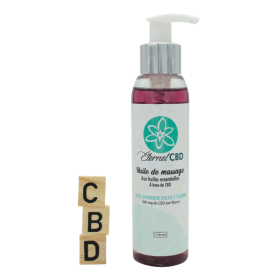 Producto CBD: Aceite de masaje CBD (500 mg) - ÉTERNEL CBD
