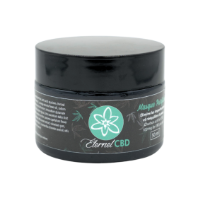 Prodotto CBD: Carbone attivo purificante e maschera CBD - ÉTERNEL CBD