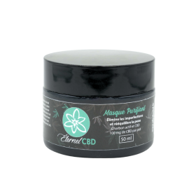 Produit CBD : Masque purifiant charbon actif & CBD - ÉTERNEL CBD