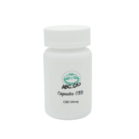 Huile CBD pas cher : Capsules CBD (50mg) - ABC du CBD