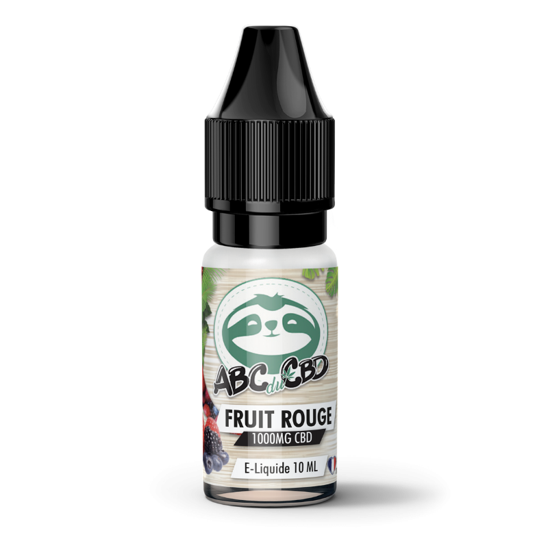 E-liquid CBD : E-liquid CBD Fruit Rouge - ABC du CBD