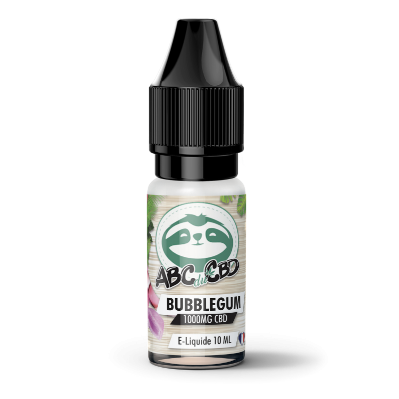 E-liquide CBD : E-liquide CBD Bubble Gum - ABC du CBD
