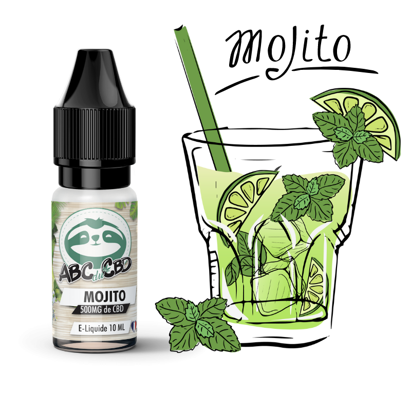 E-liquide CBD : E-liquide CBD Mojito - ABC du CBD