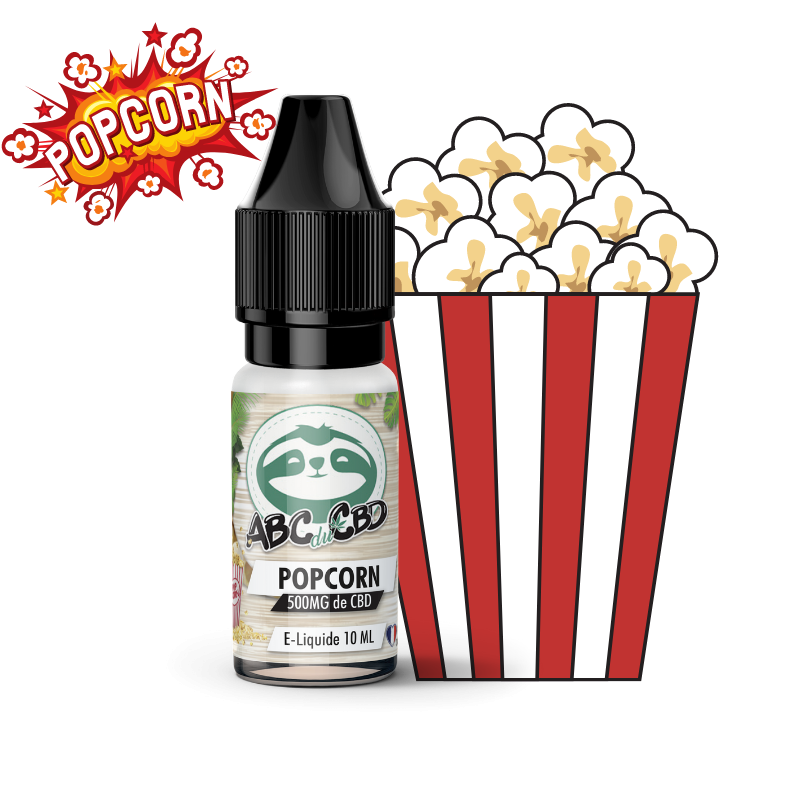 E-liquide CBD : E-liquide CBD Popcorn - ABC du CBD
