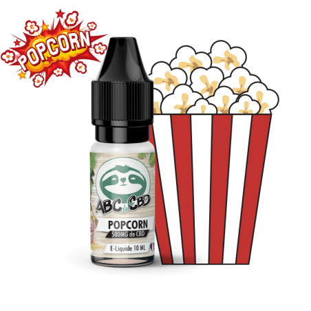 CBD-E-Liquid: CBD-Popcorn-E-Liquid - ABC du CBD