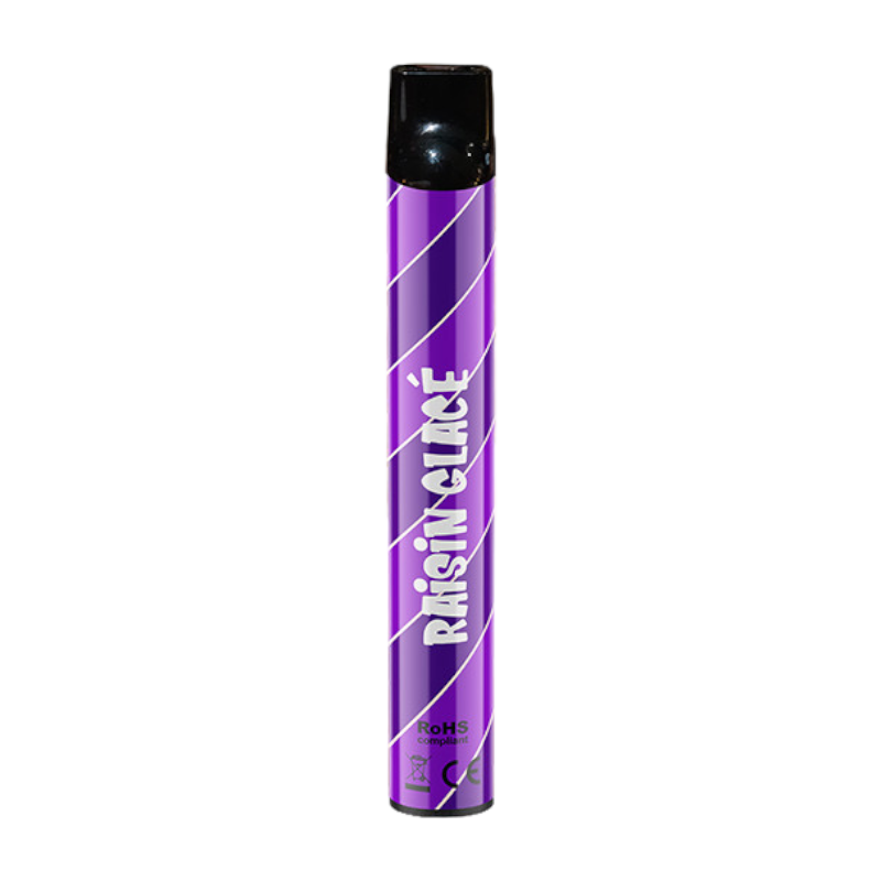 E-cigarette CBD : Pod jetable Raisin glacé - WPUFF LIQUIDEO