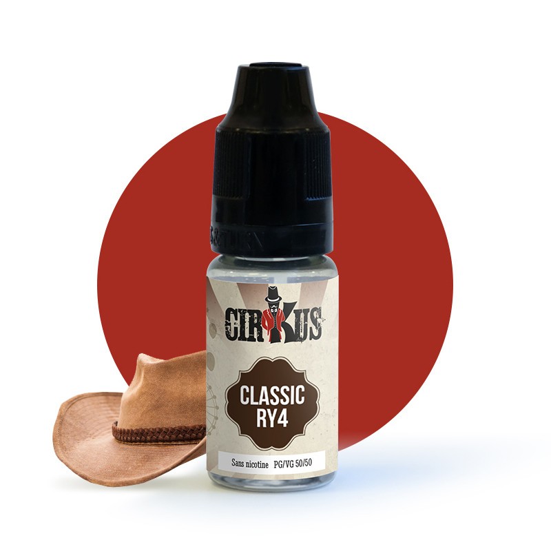 E-liquide CBD : E-liquide Classic RY4 10ml - VDLV CIRKUS